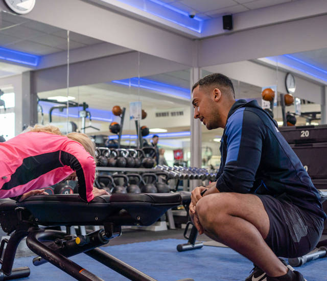 Exercise at home: planks
