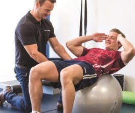 Mike Tuck Physio Treatment