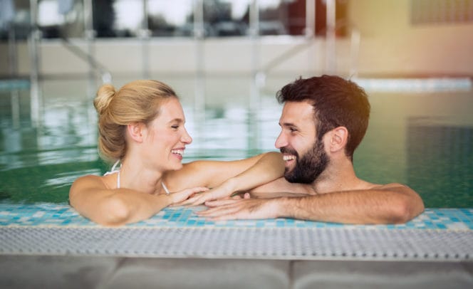 Spa Break for Two - Couple in pool