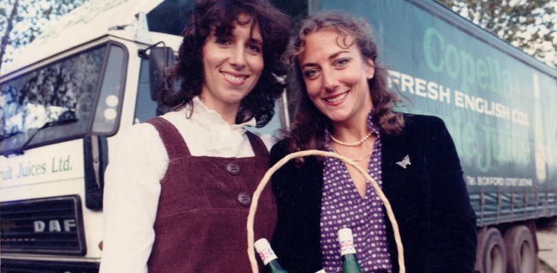 Susanna and Tamara Copella lorry 1982