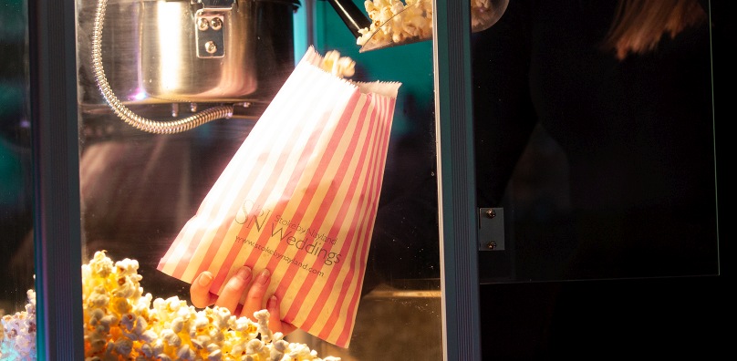 Wedding popcorn machine - Stoke by Nayland
