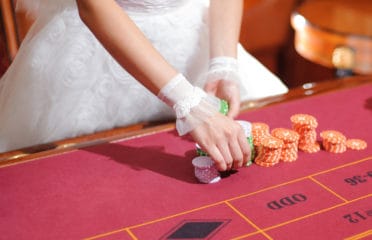 Wedding casino themed table